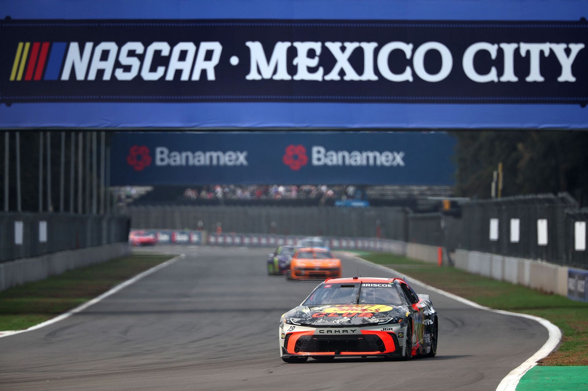 Chase Briscoe driving the #19 Toyota Camry at Autódromo Hermanos Rodríguez - Source: Getty